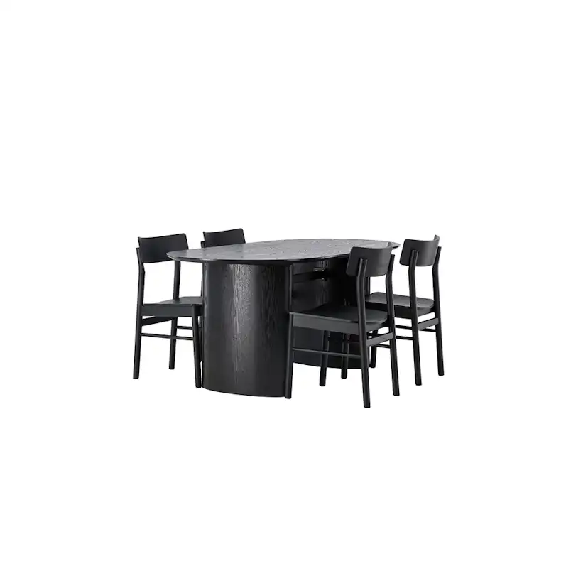 Matgrupp Venture Home Isolde med 4 st Montros stolar