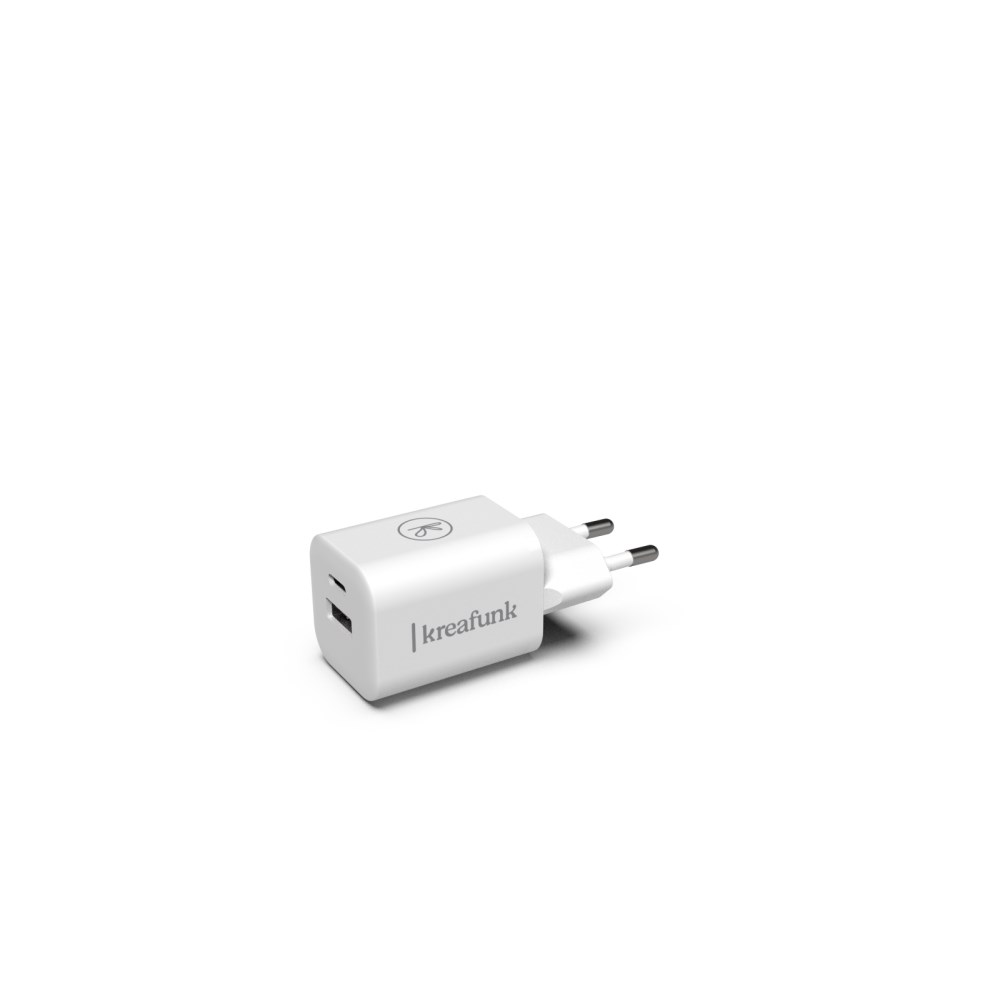 Väggladdare Kreafunk aDAPT USB-C/USB A