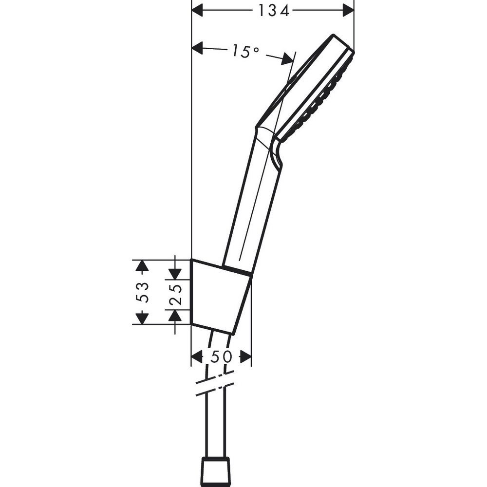 Handdusch Hansgrohe Crometta 1jet Porter Set