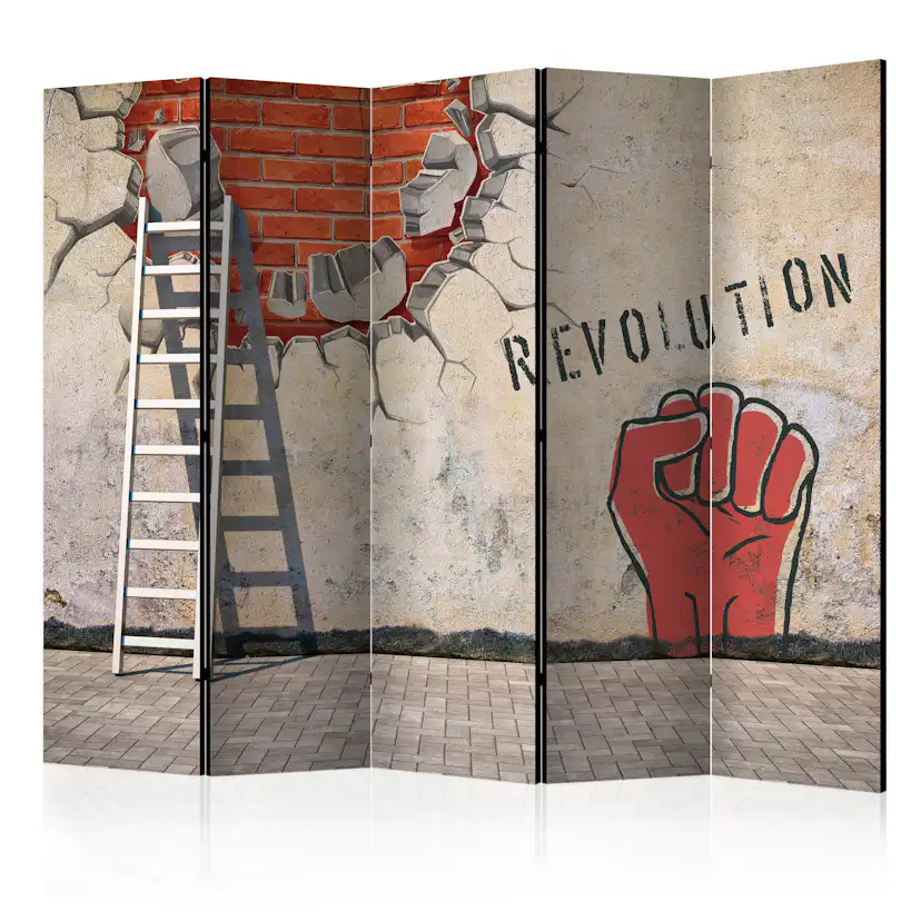 Rumsavdelare Arkiio The Invisible Hand Of The Revolution II 225x172 cm