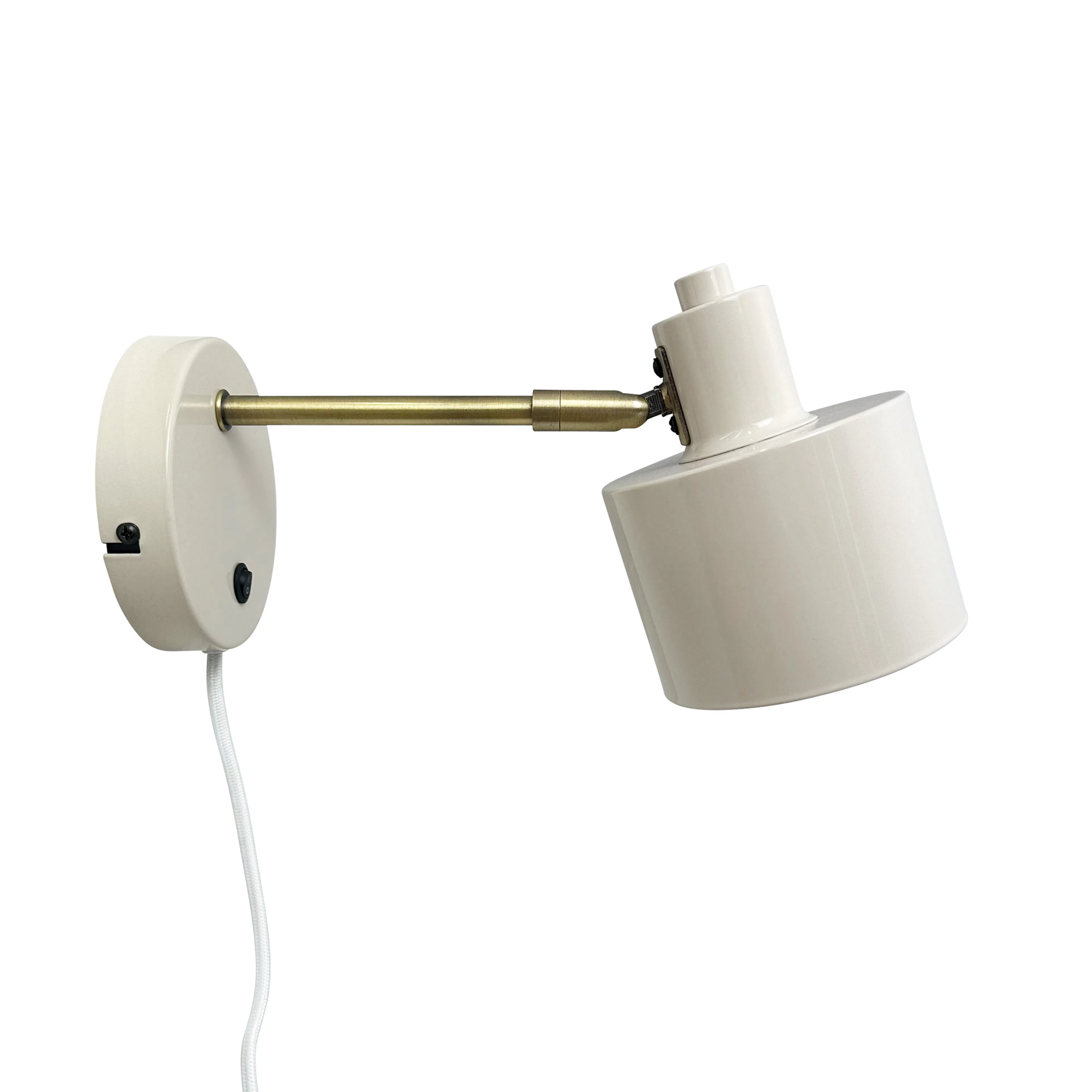 Vägglampa Dyberg Larsen Ocean Beige/Mässing