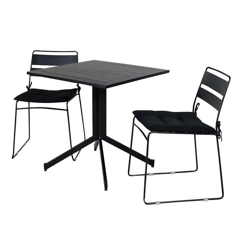 Cafégrupp Venture Home Wella med 2 Lumo Trädgårdsstolar Utomhus