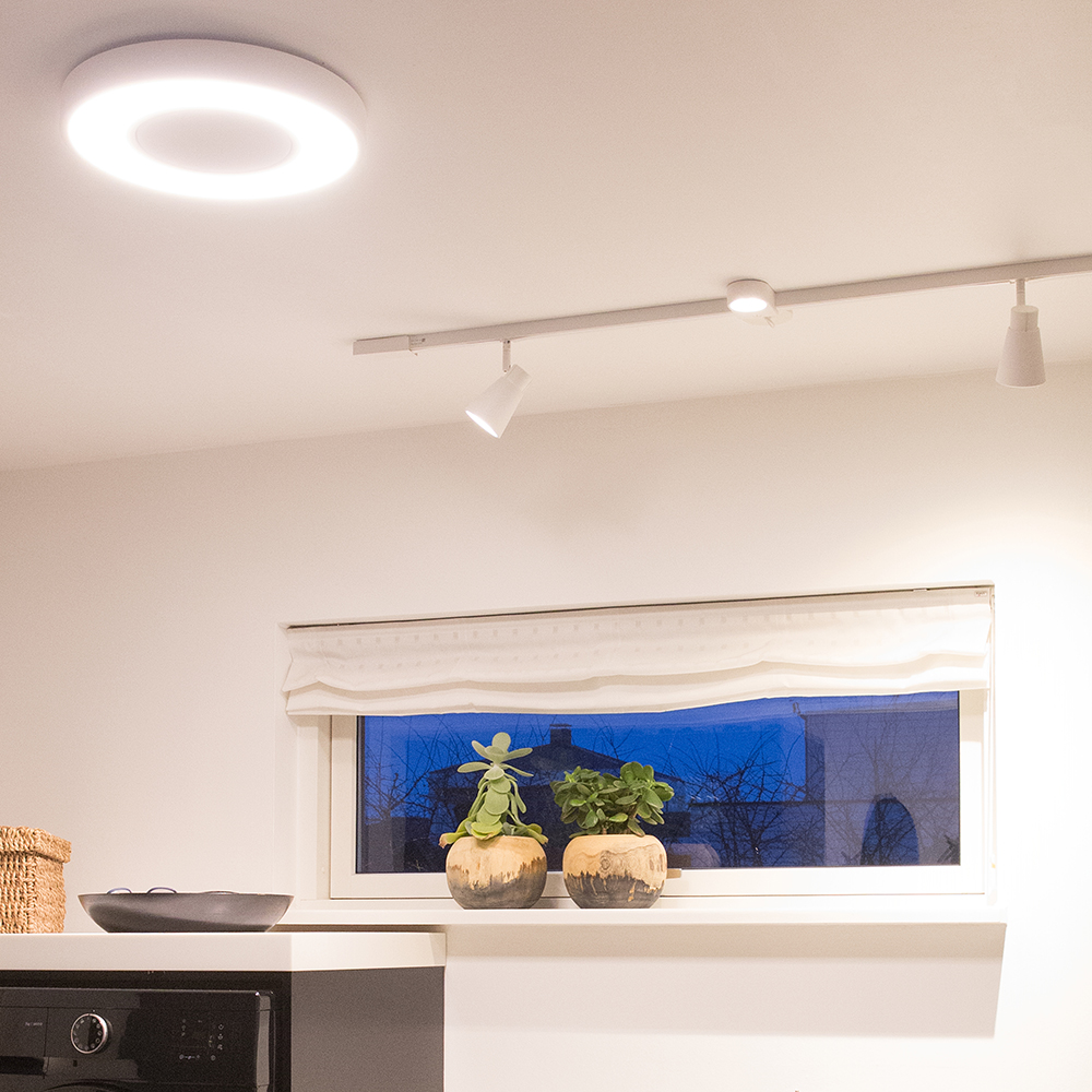 Tak-/Väggarmatur SG ARMATUREN Circulus 19W IP44 LED