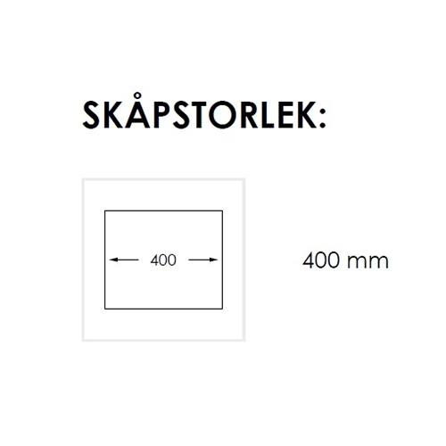 Diskho Nordic Tech Zirkon 340 Rostfri Enkel med Korgventil & Vattenlås