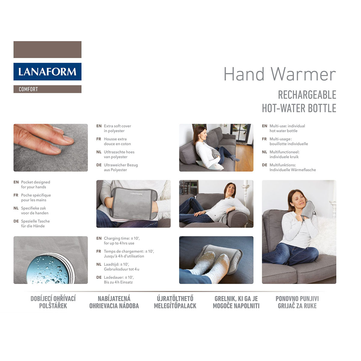 Värmekudde och Handvärmare Lanaform