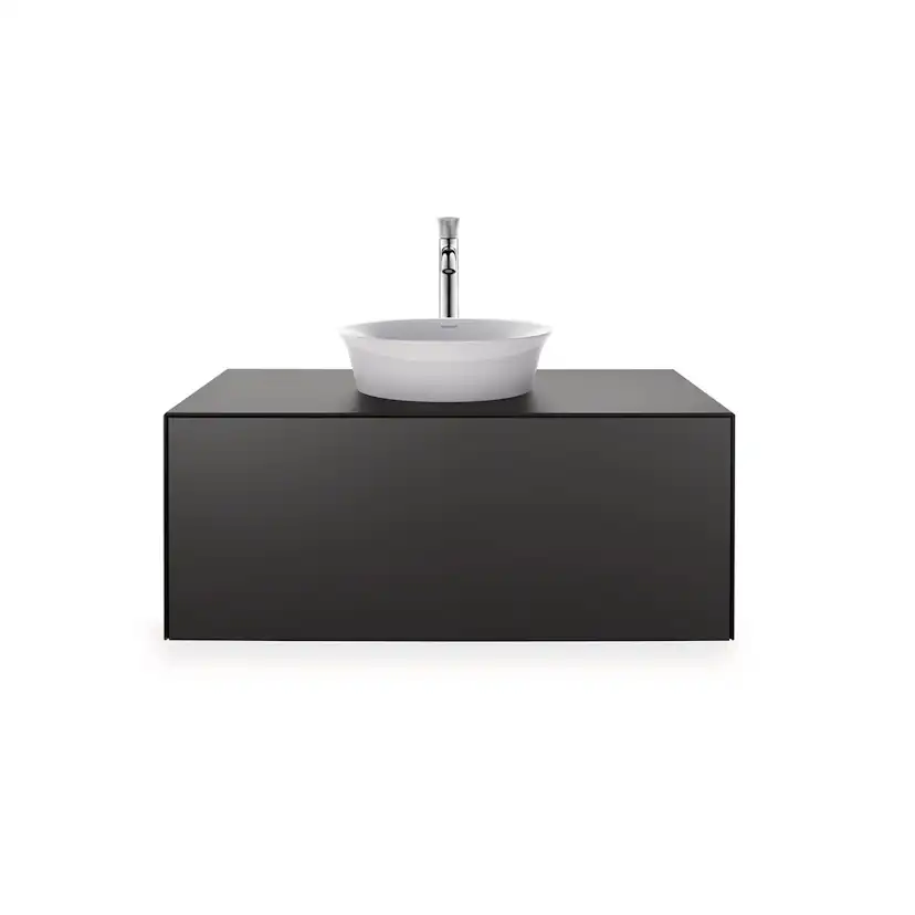 Tvättställ Duravit White Tulip för Placering på Bänkskiva Vit Högblank 430 mm