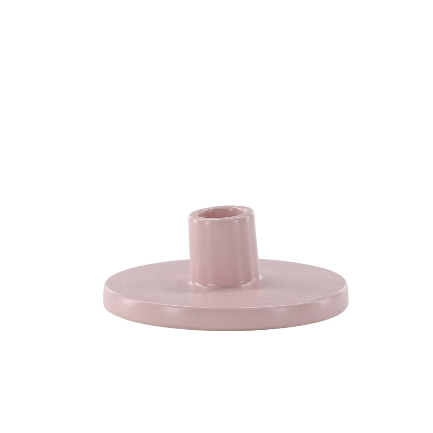 Bette Candlestick - Light pink - W12*H5cm Ljusrosa