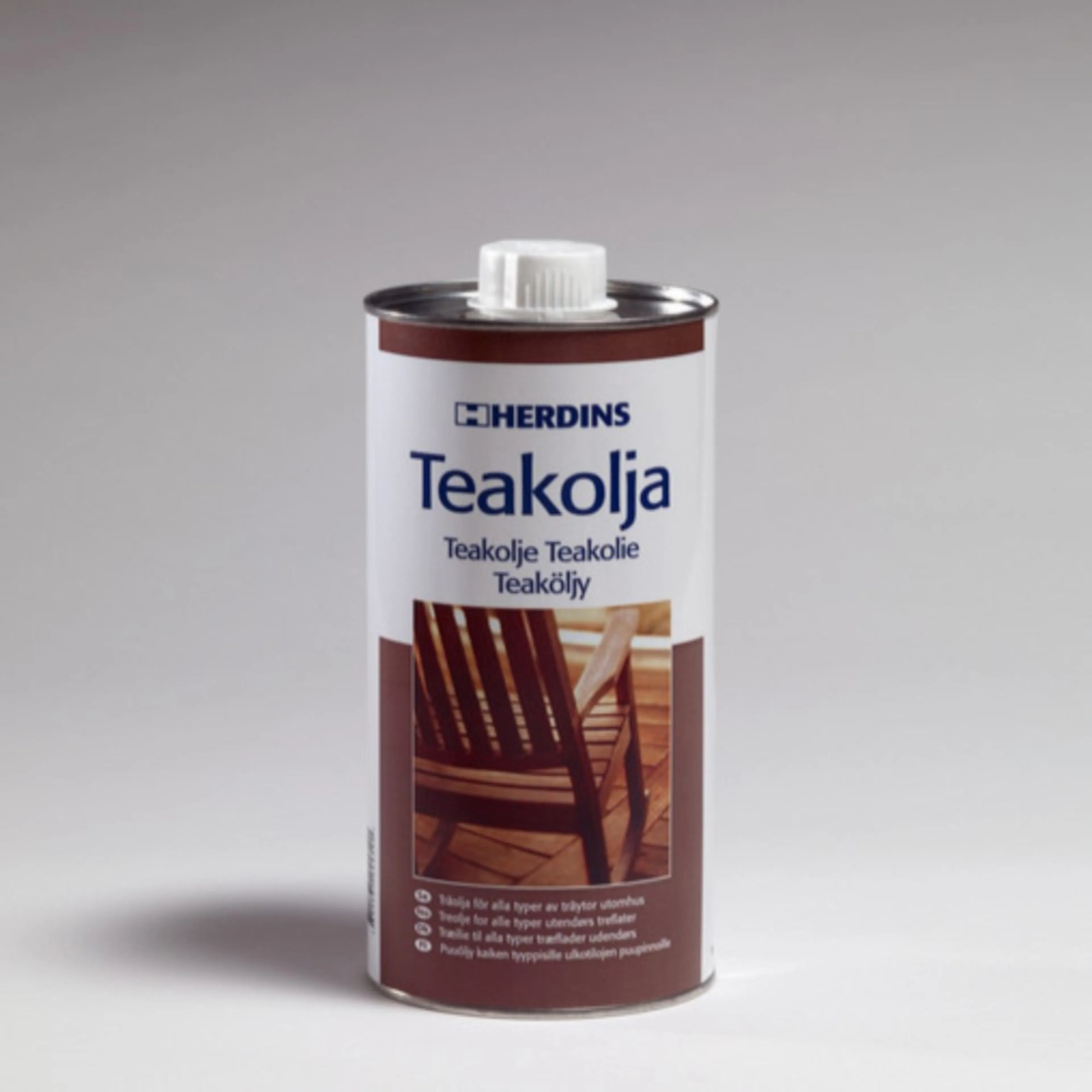 Teakolja Herdins Träolja Utomhus Transparent 1L