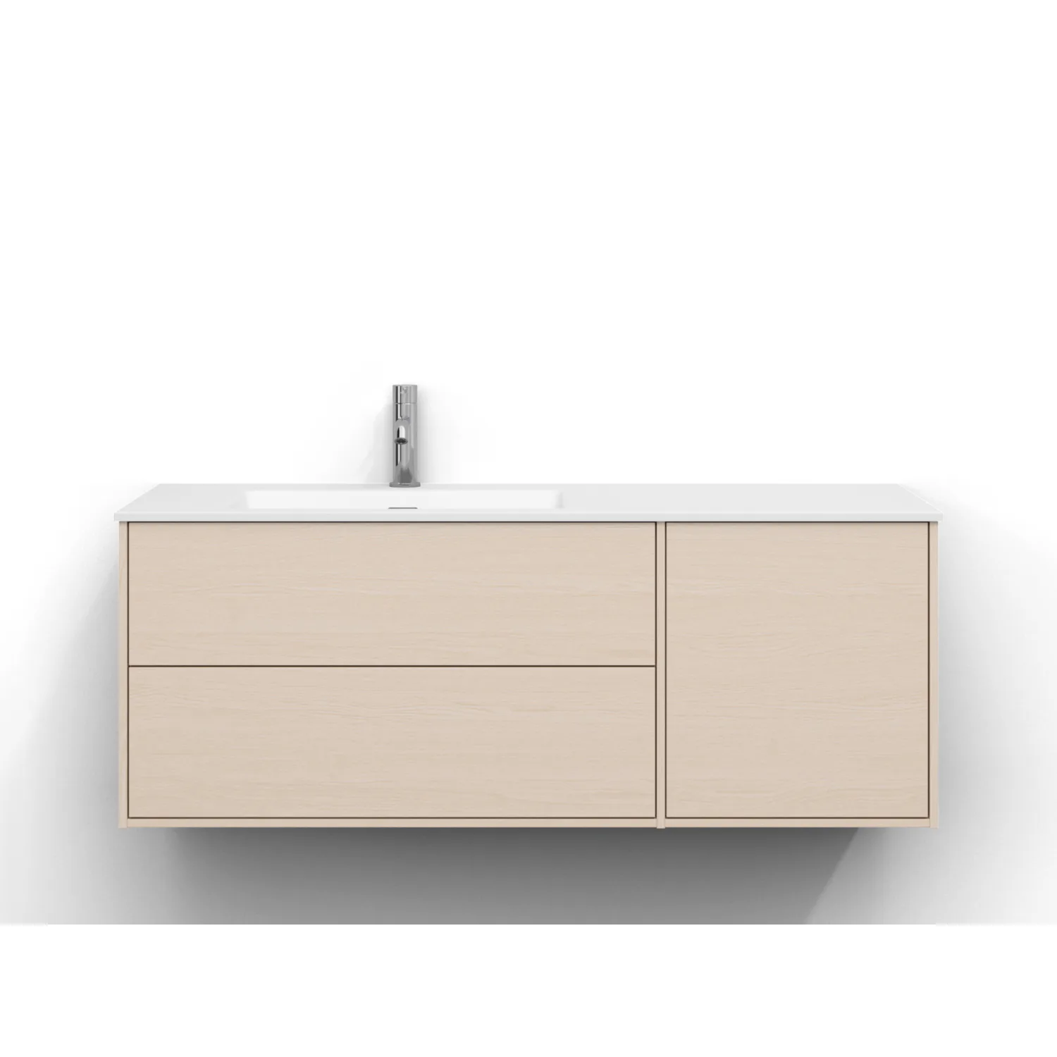 Tvättställsskåp Svedbergs Epos 120x45 med 2+1 Lådor