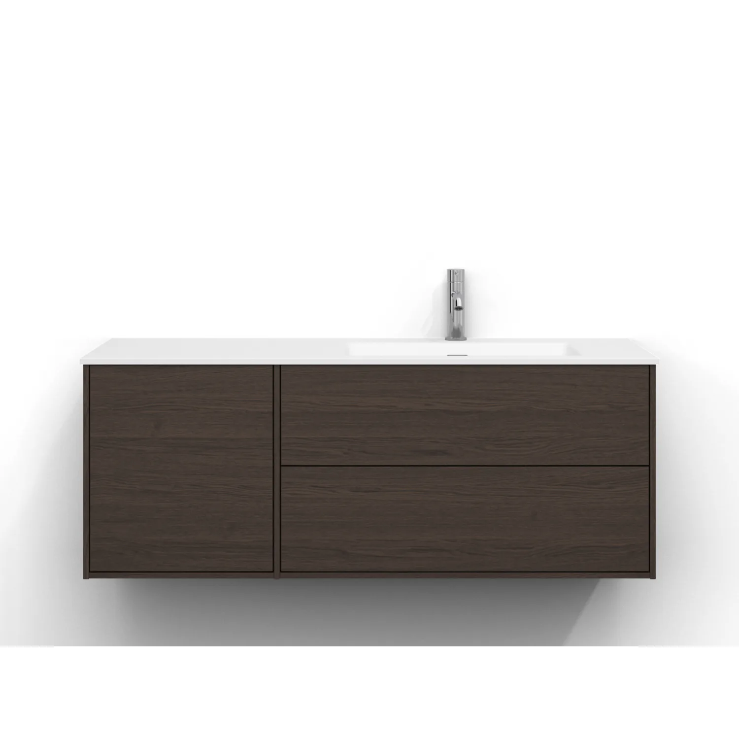 Tvättställsskåp Svedbergs Epos 120x45 med 2+1 Lådor
