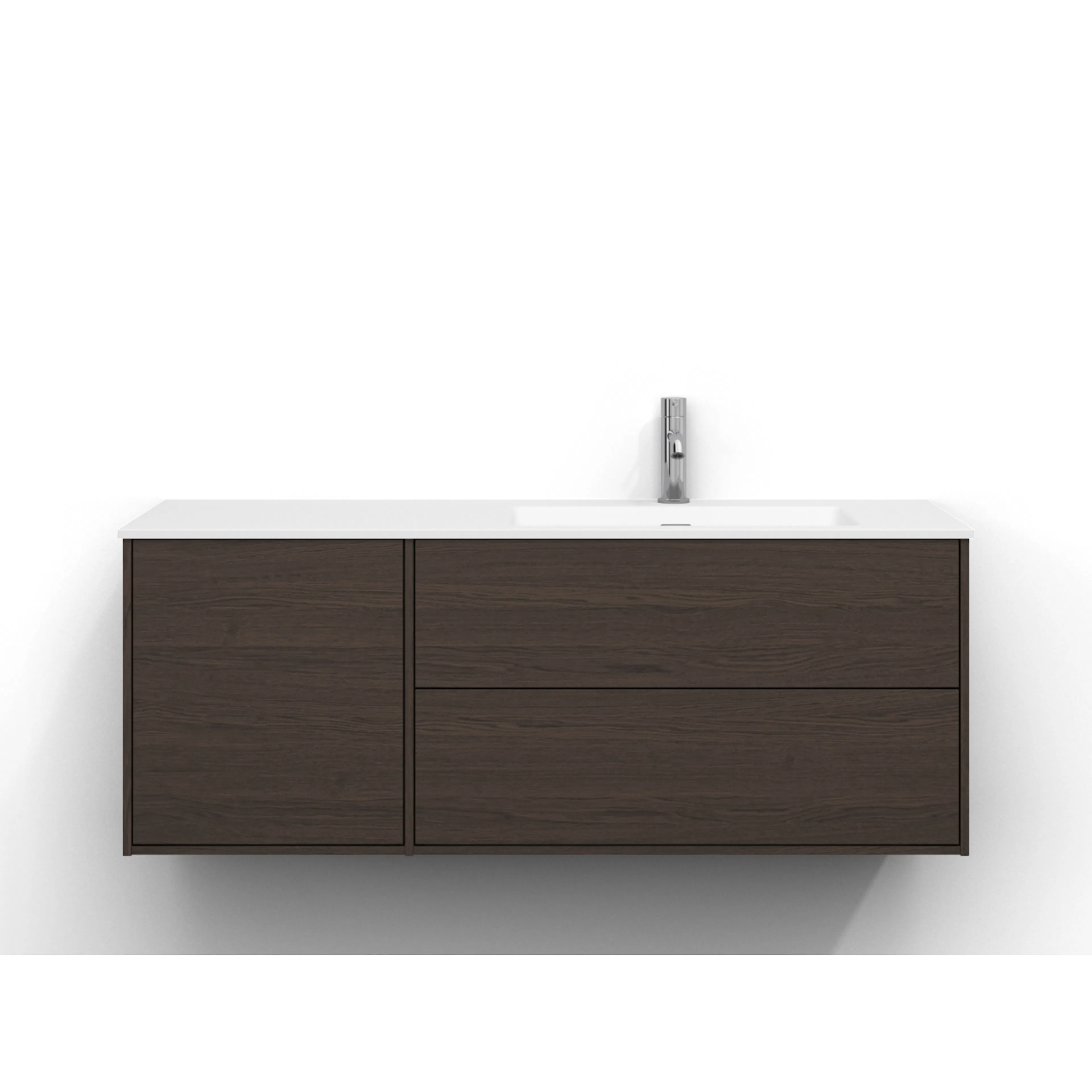 Tvättställsskåp Svedbergs Epos 120x45 med 2+1 Lådor