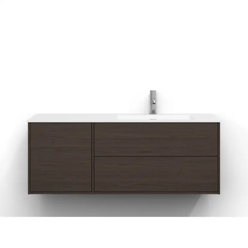 Tvättställsskåp Svedbergs Epos 120x45 med 2+1 Lådor