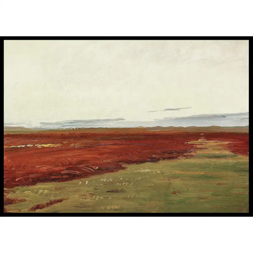 Poster Gallerix Solnedgang Over Brovandene Ved Skagen By Michael Ancher