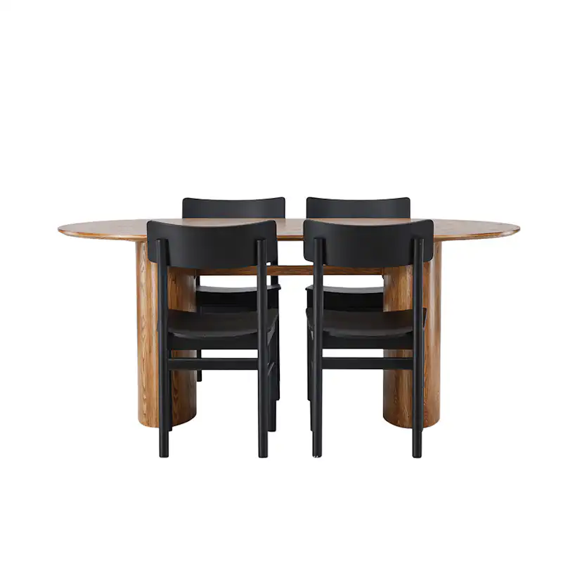 Matgrupp Venture Home Isolde med 4 Montros Stolar