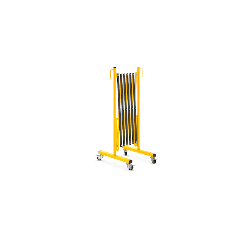 Avgränsare R&R Solutions Expanderbar Mobil Gul/Svart