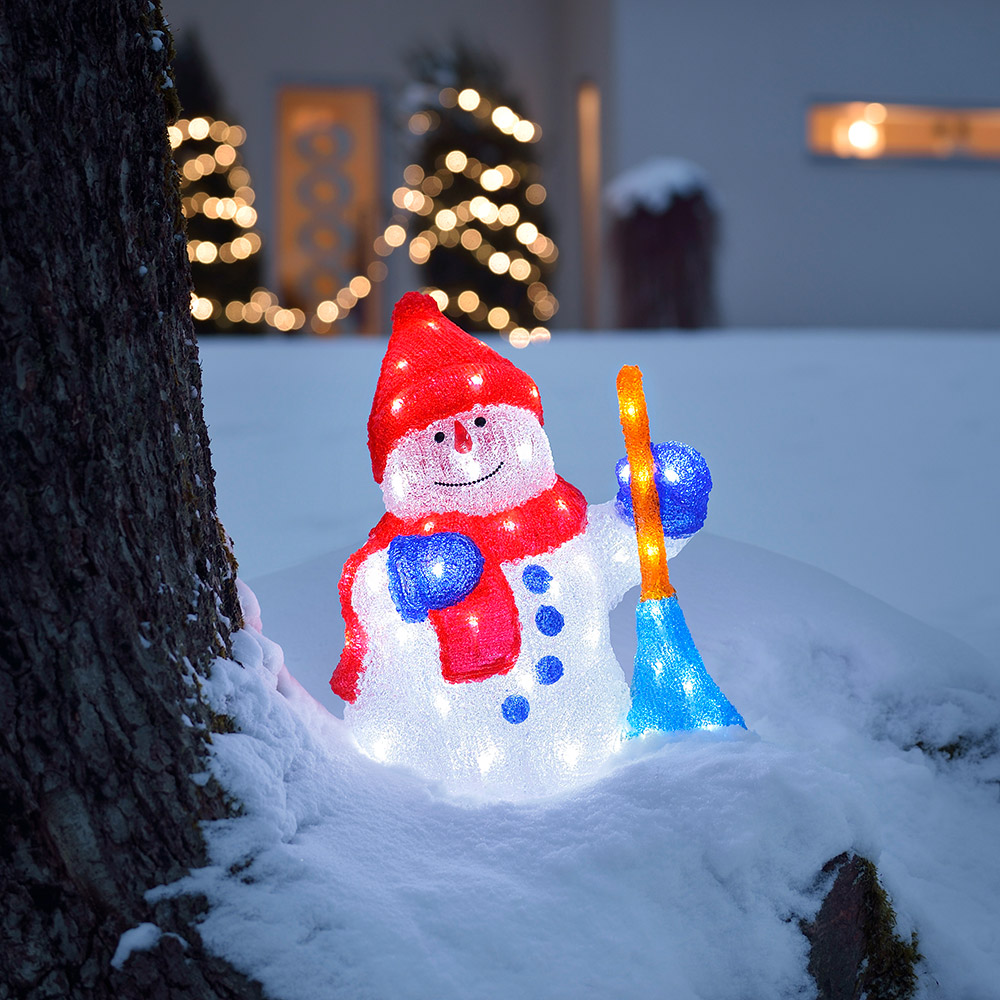 Dekorationsbelysning Gnosjö Konstsmide Snögubbe 56 st LED