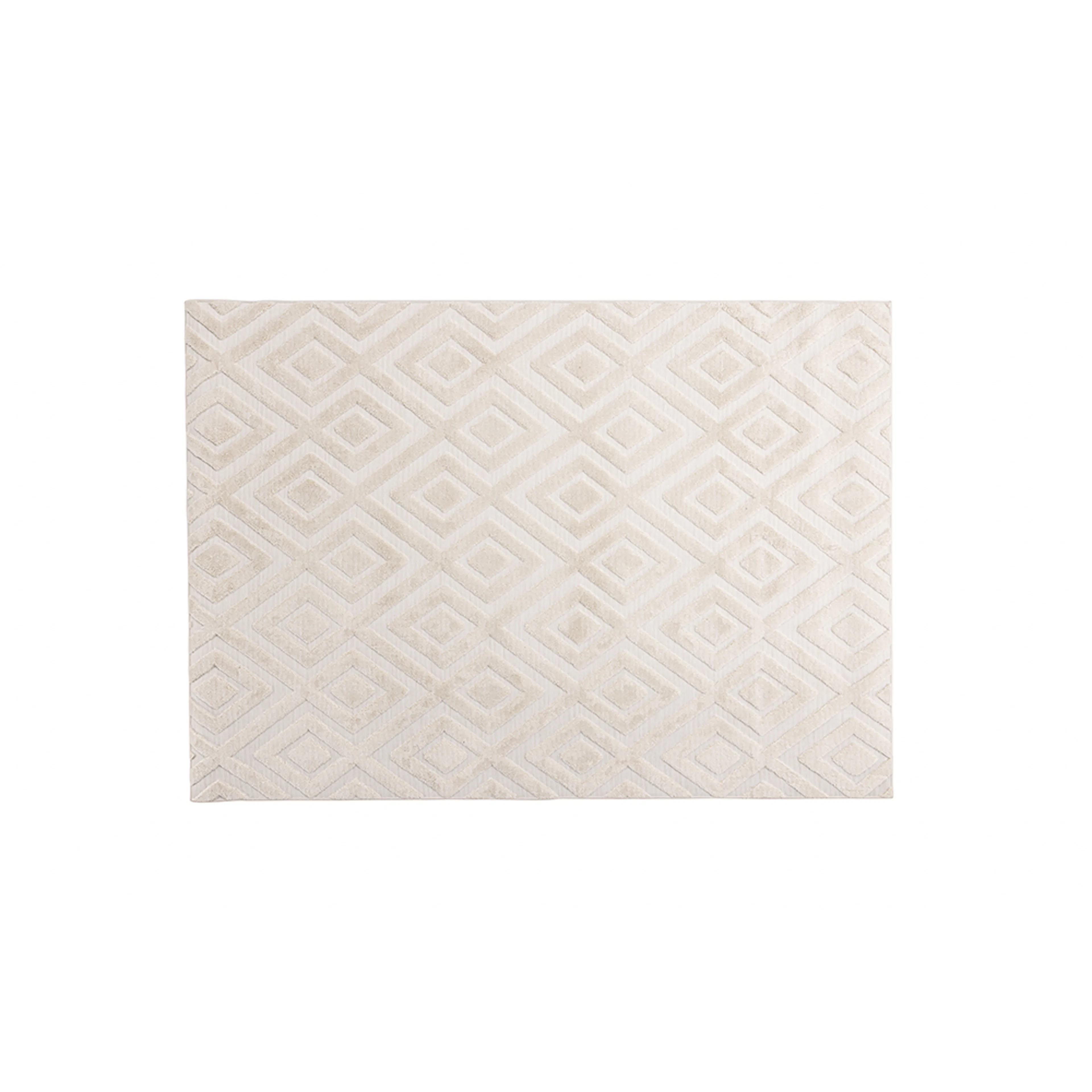 Pia Polyester Shaggy - 290*200-Rectangular-White 200x290 cm, Vit