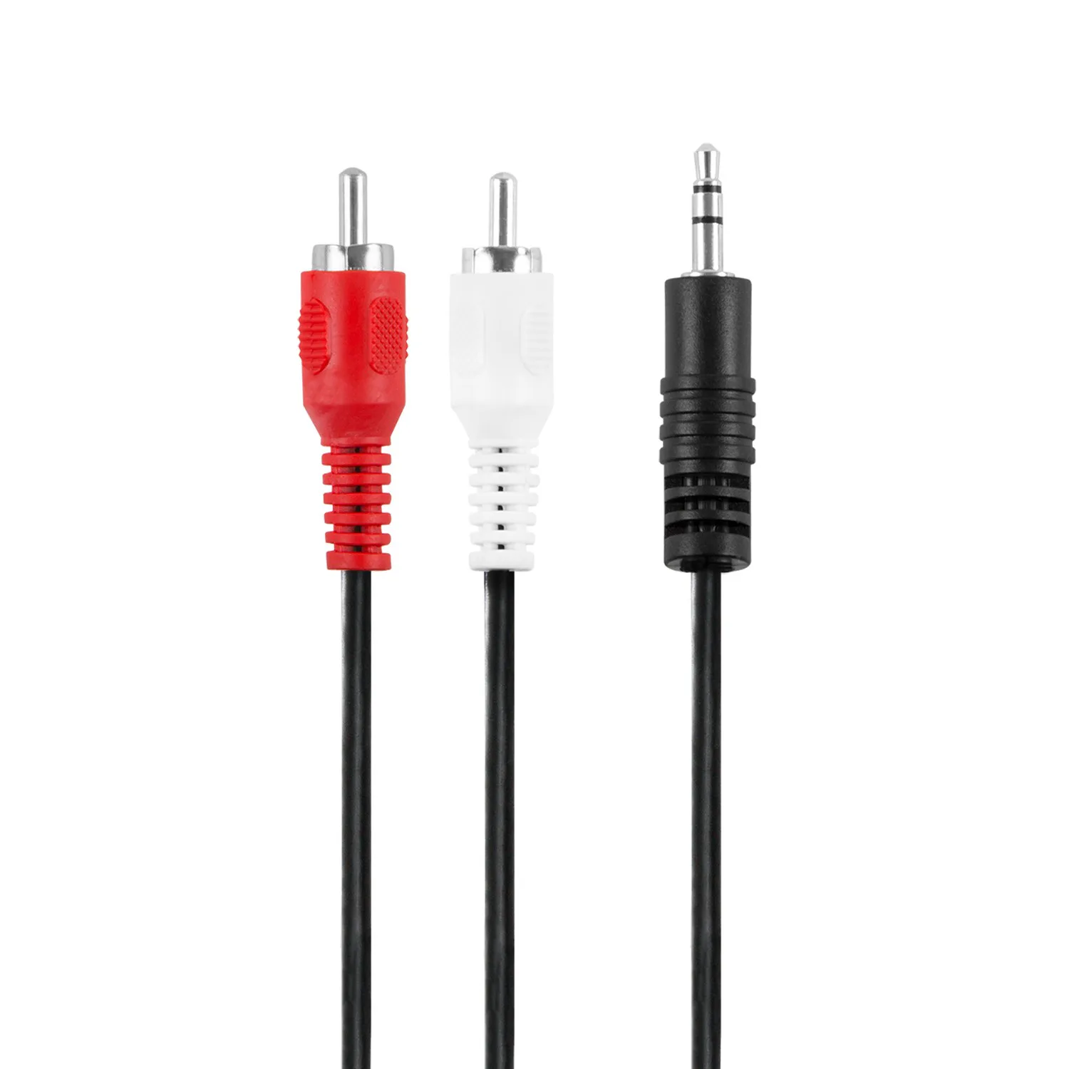 Ljudkabel Champion 3,5mm - 2 RCA Hane-Hane 1.5m