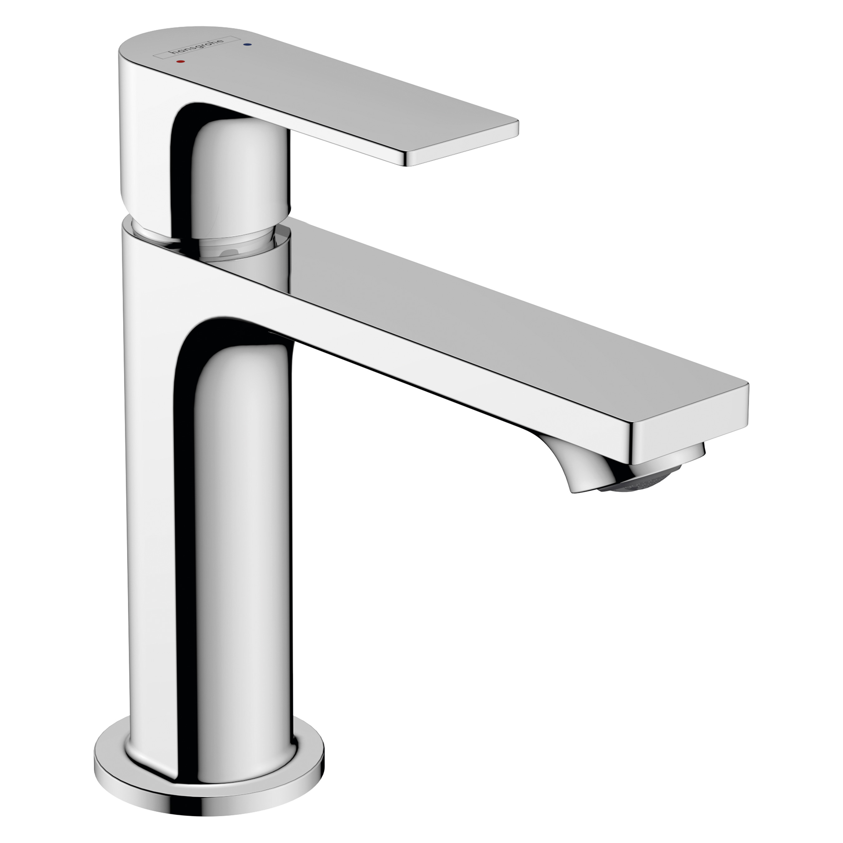 Tvättställsblandare Hansgrohe Rebris E 1-grepps 110 med Lyftventil