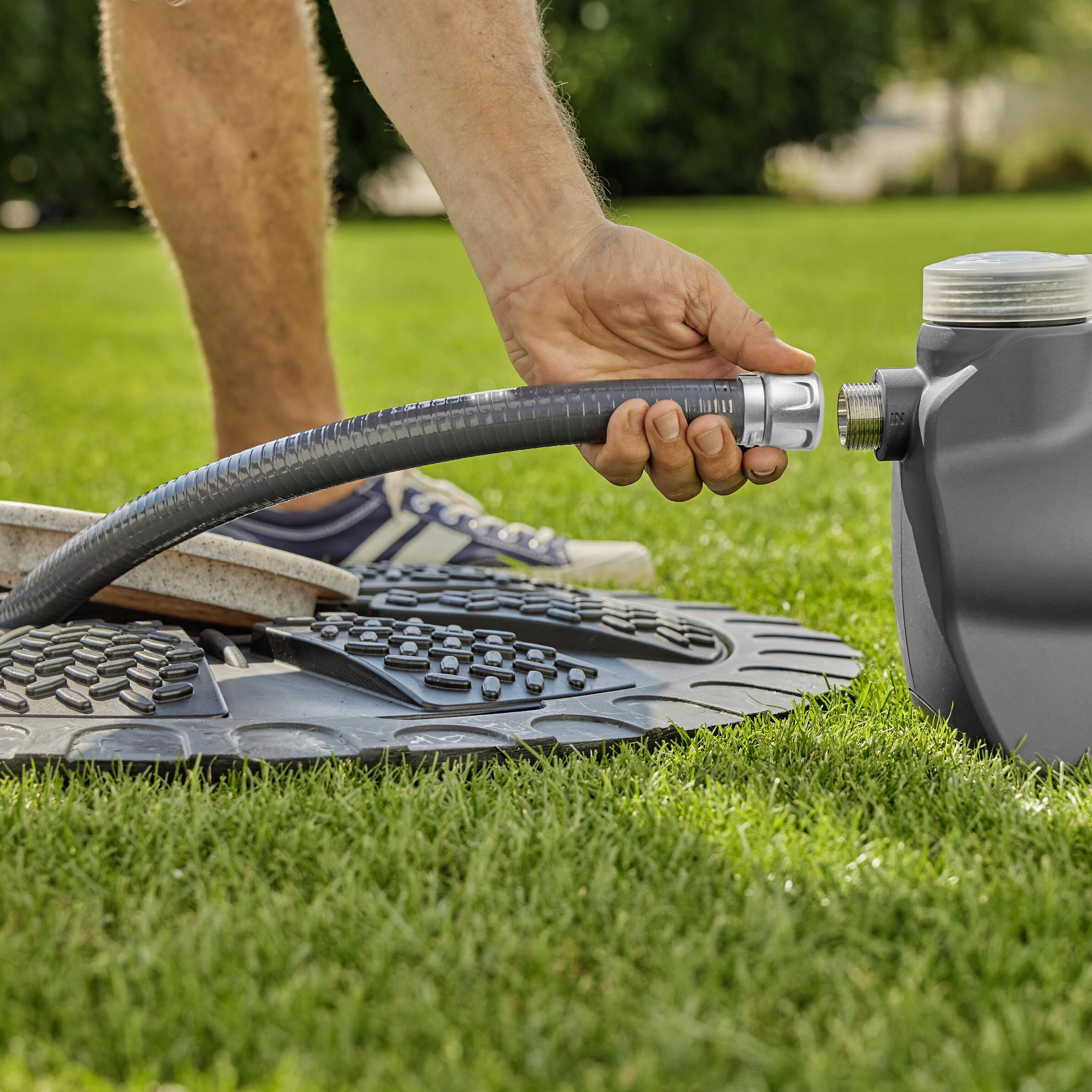 Sugslang Gardena 25 mm 4 m 1" Med Backventil