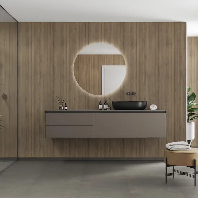 Våtrumsskiva Fibo 2164-M0500 Pure Oak 10x620x2400 mm