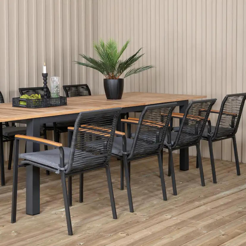 Matgrupp Venture Home Perla med 8 Douglas Matstolar