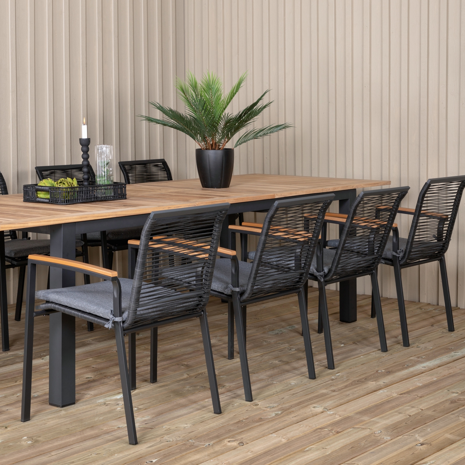 Matgrupp Venture Home Perla med 8 Douglas Matstolar
