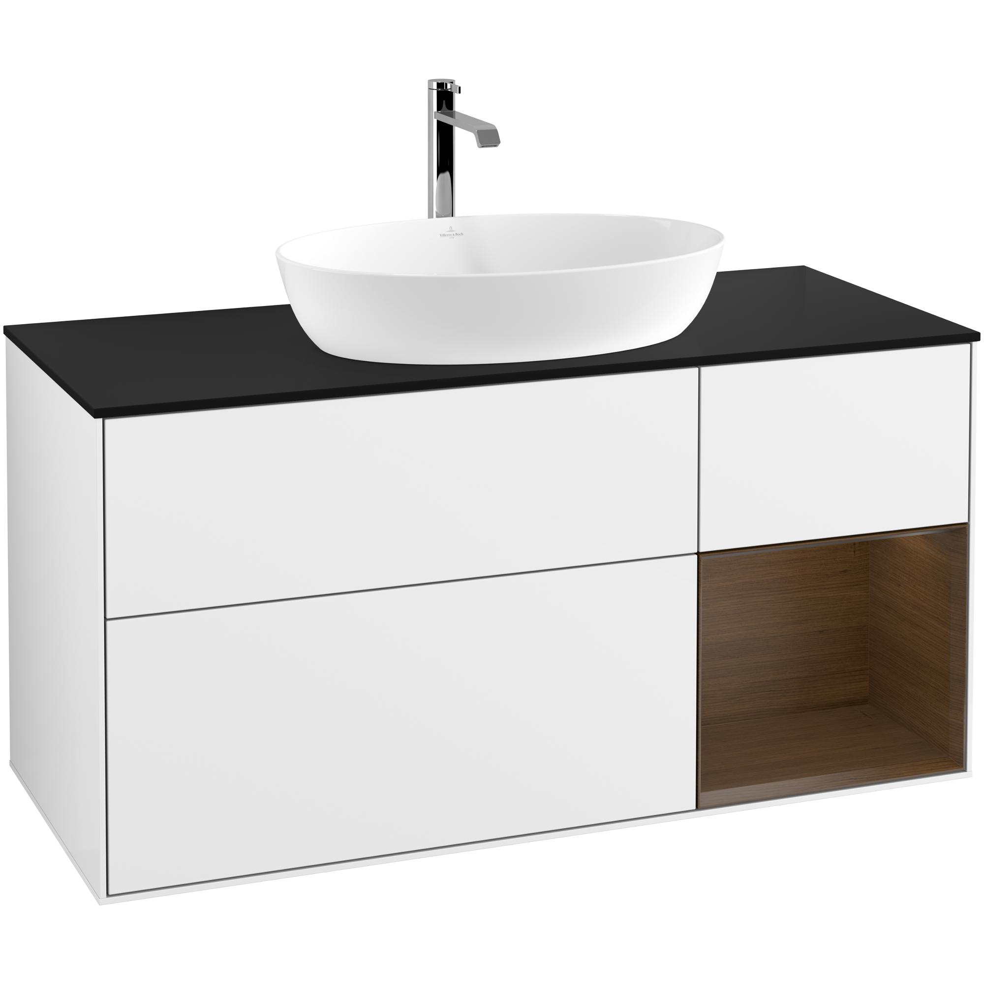 Tvättställsskåp Villeroy & Boch Finion med 3 Lådor Hylla och Bänkskiva för Fristående Tvättställ från Artis & Collaro