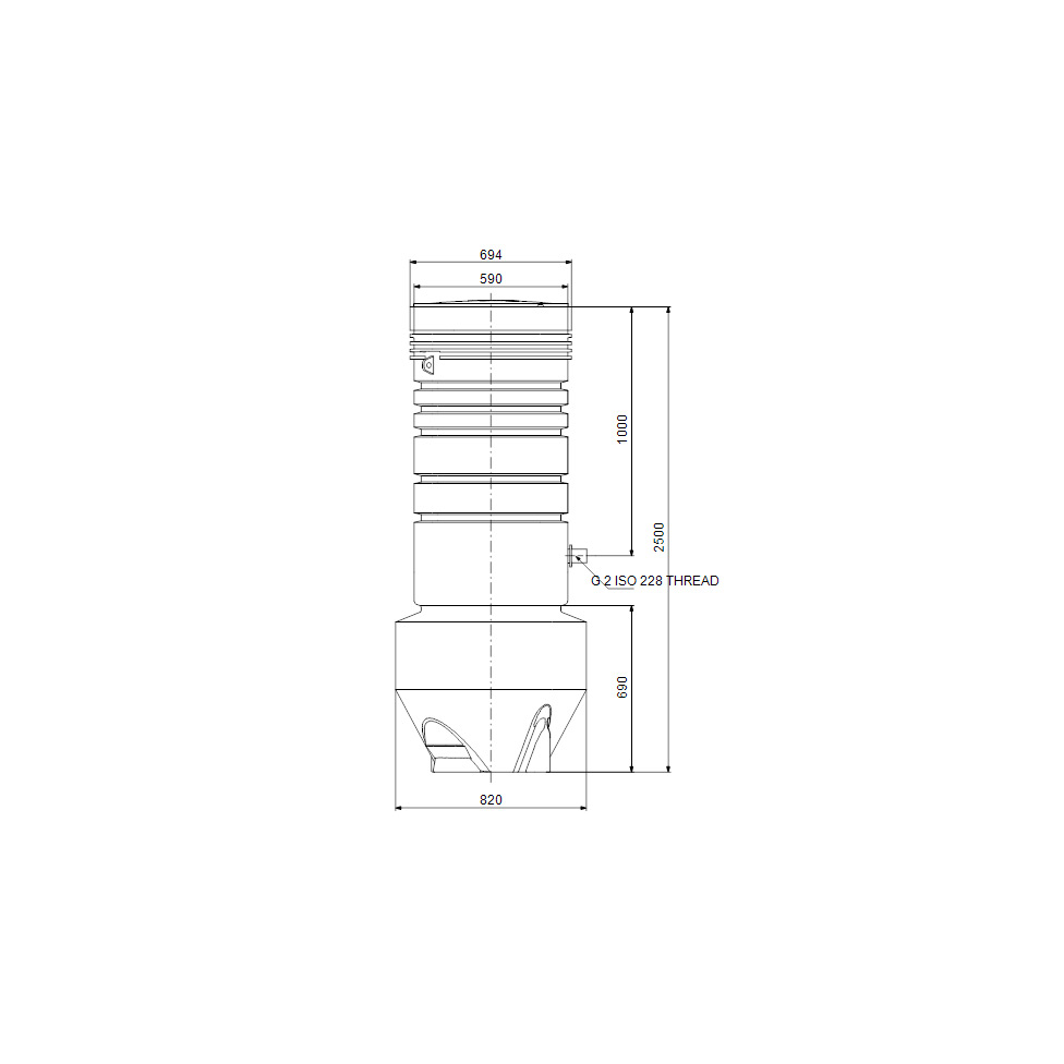 Pumpstation Grundfos PS.R.08.S.GC.SS50.A50.SEG