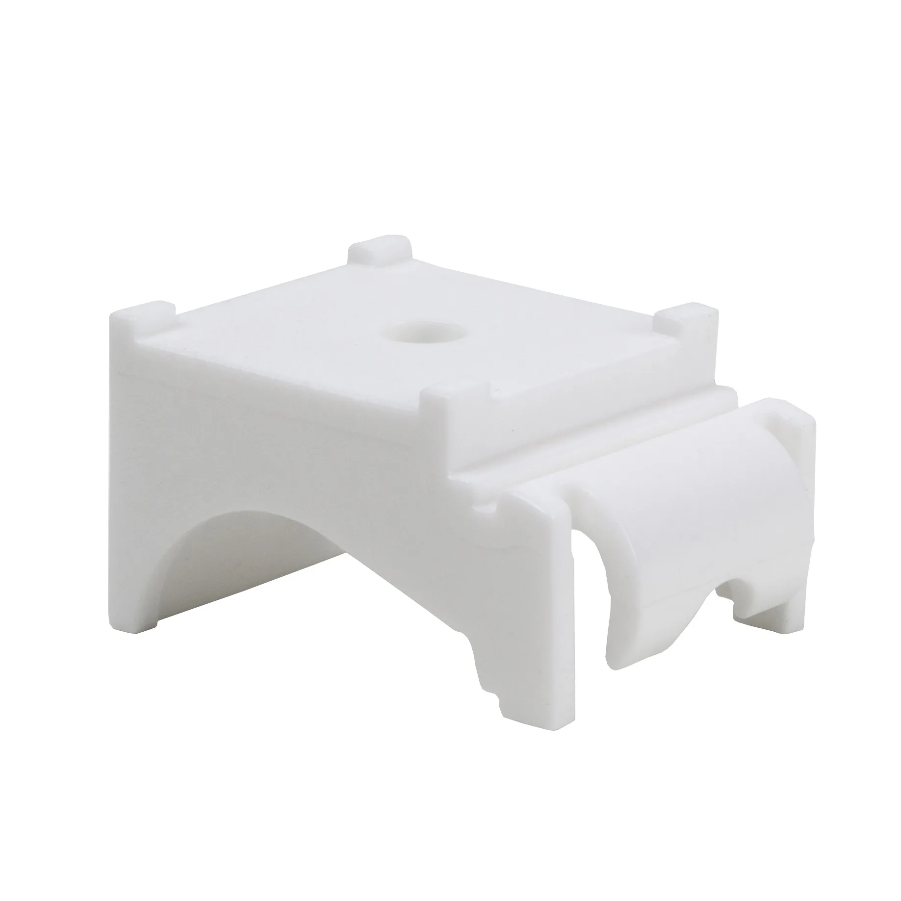 Gardintillbehör Kirsch Väggfäste för Elite-skenan Vit