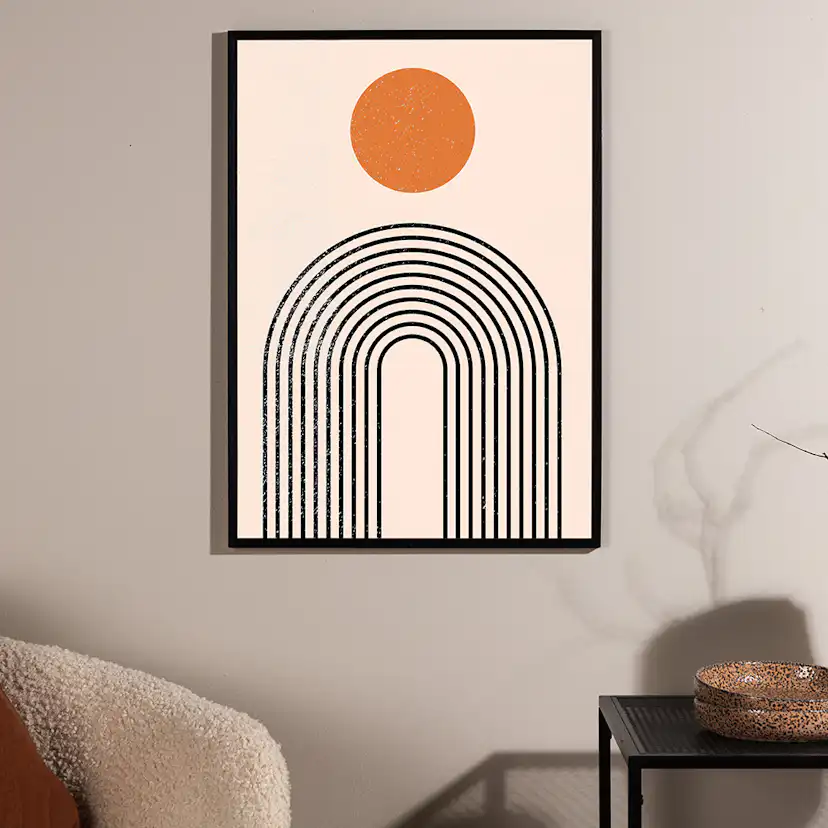 Posters Venture Home Tempel Beige