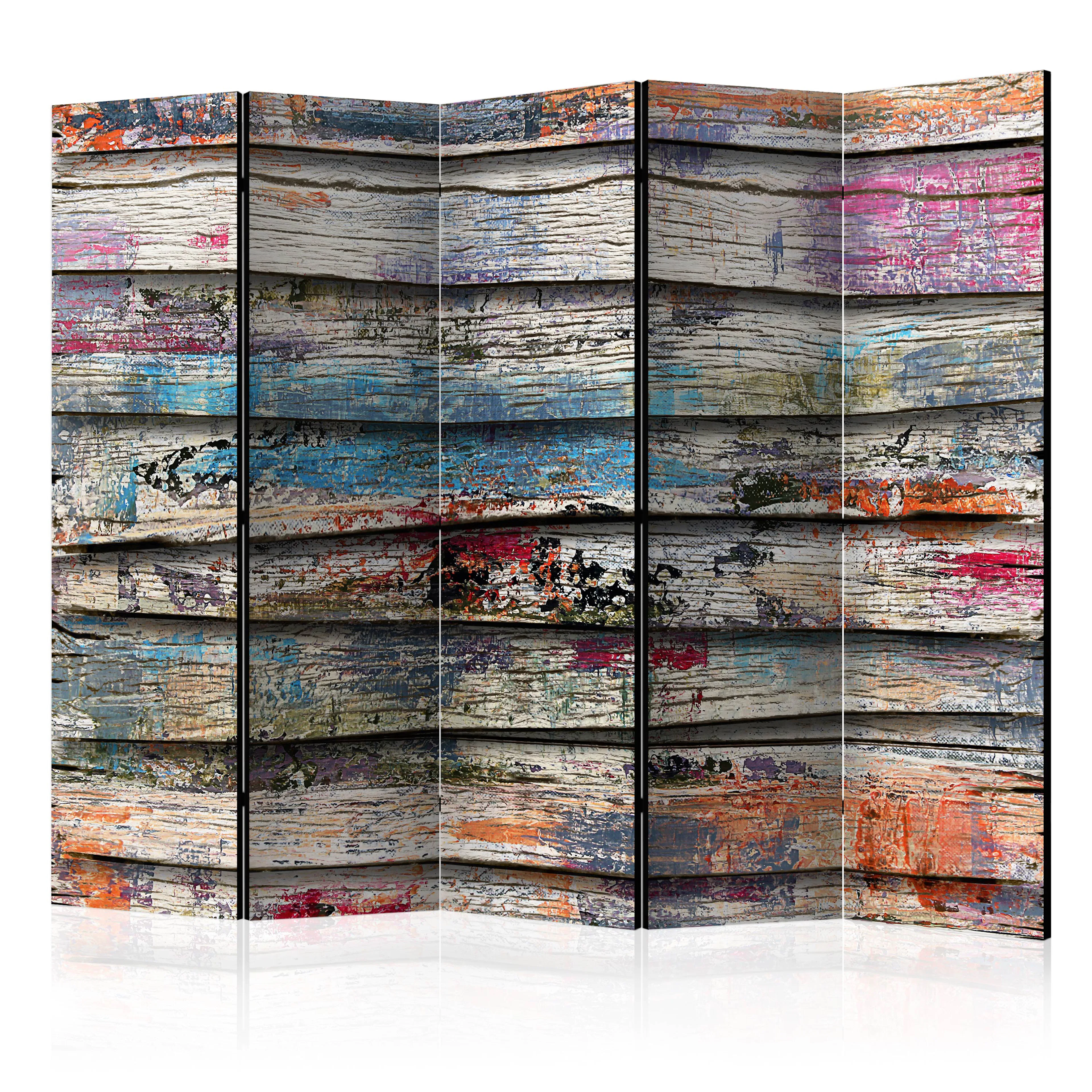 Rumsavdelare Arkiio Colourful Wood II 225x172 cm