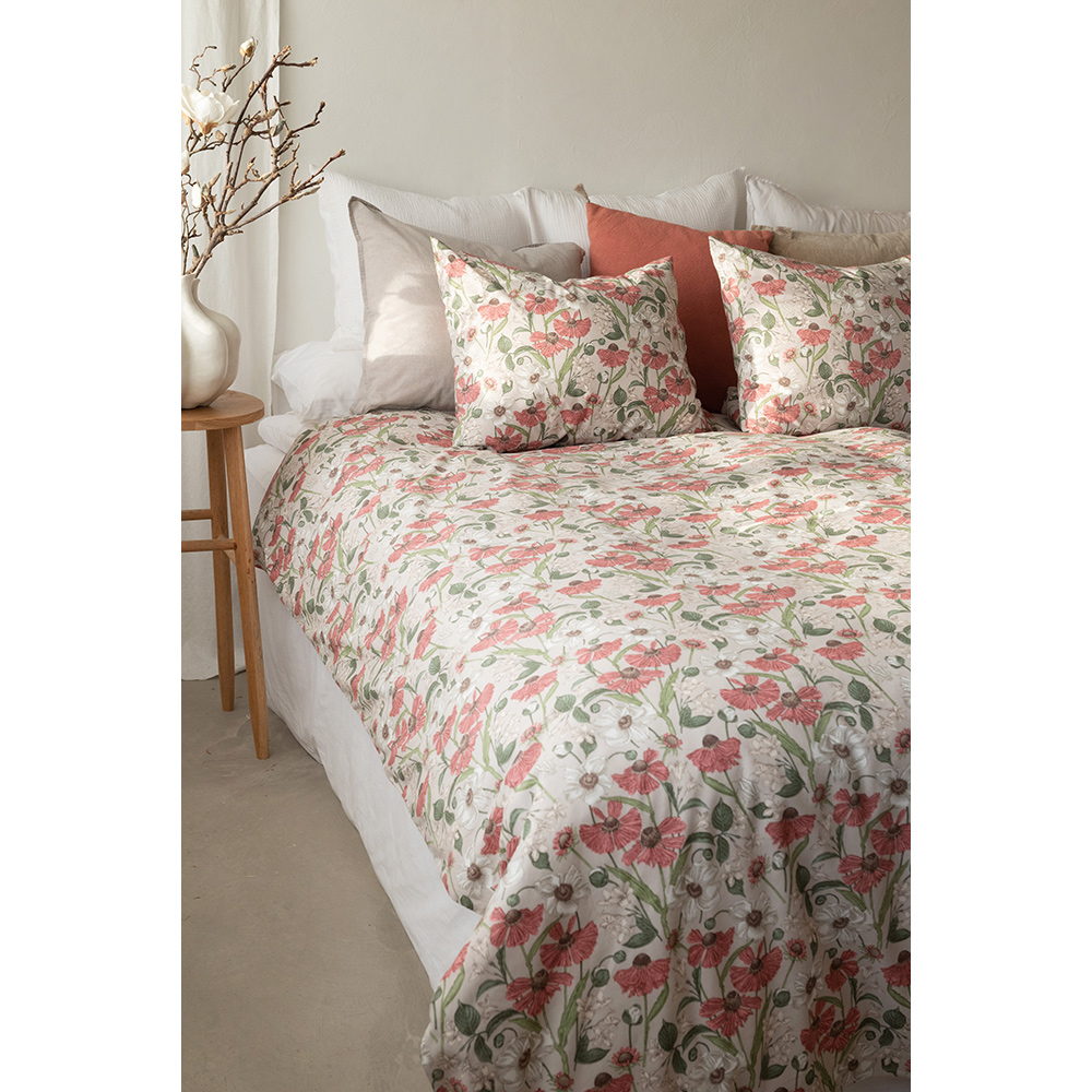 2-Dels Set Fleur Rosa Rosa