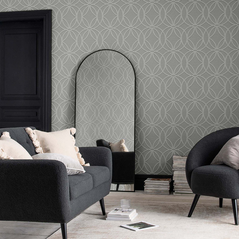Tapet NEXT Luxe Eclipse Grey