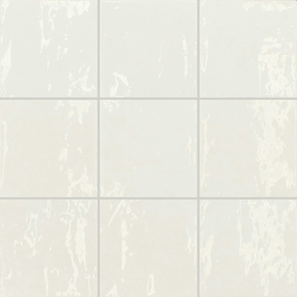 Kakel Lhådös Bristol Coconut 12,5x12,5 Blank cm