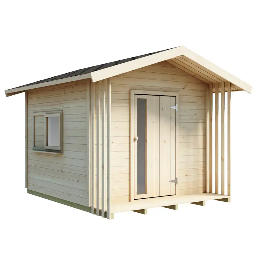 Lekstuga Luoman Lillevilla Satakieli 3,25 m² Trästuga med Sadeltak