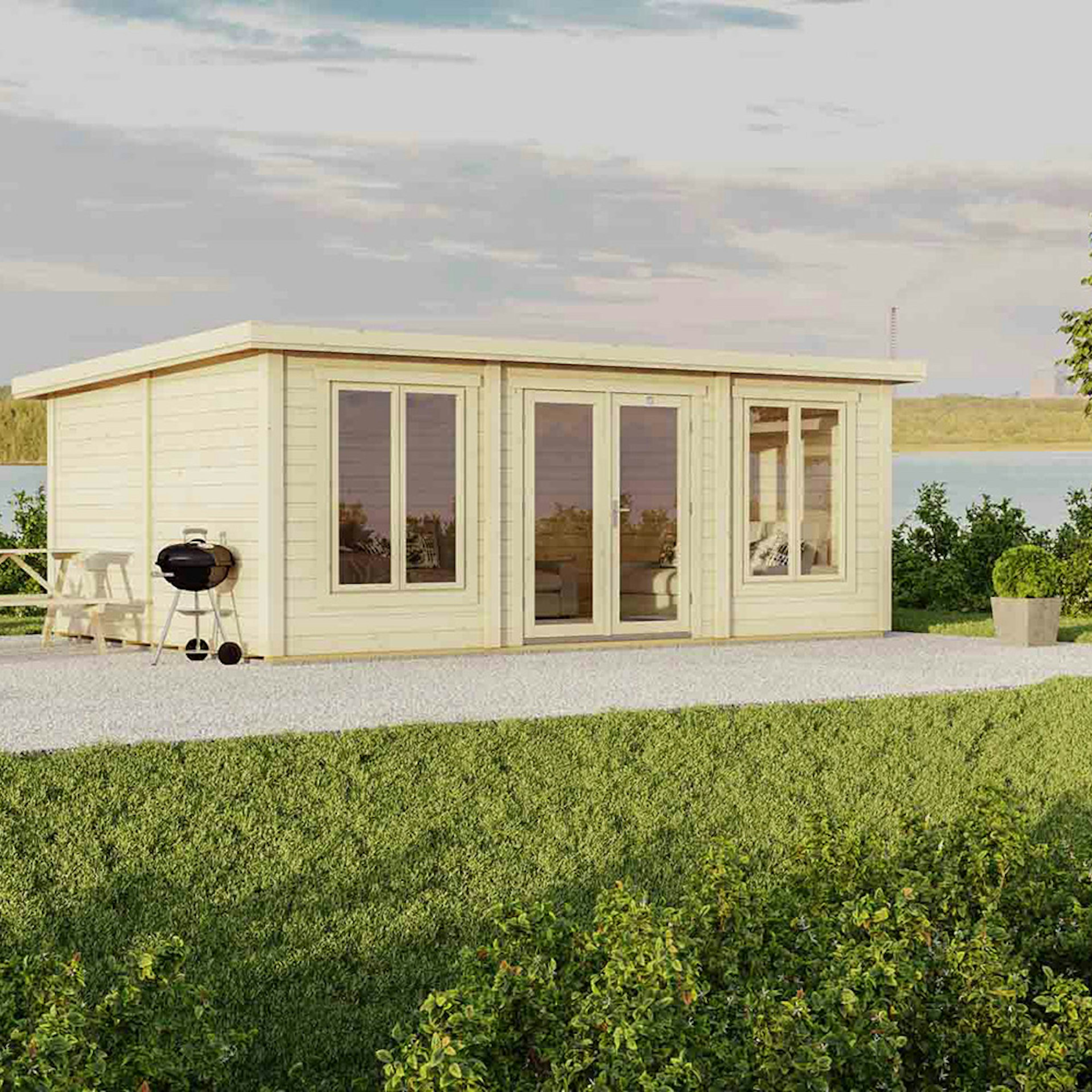 Attefallshus Luoman Lillevilla Kolima 24 m² med Pulpettak