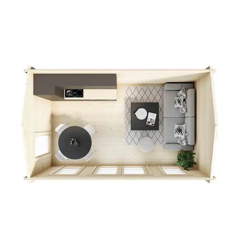 Stuga Luoman Lillevilla Koskelo 15 m2