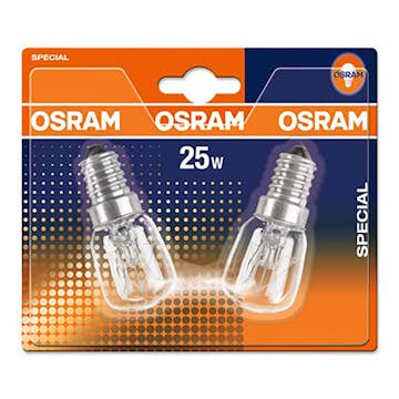 Päronlampa Osram 25W E14 Klar Sb-pack