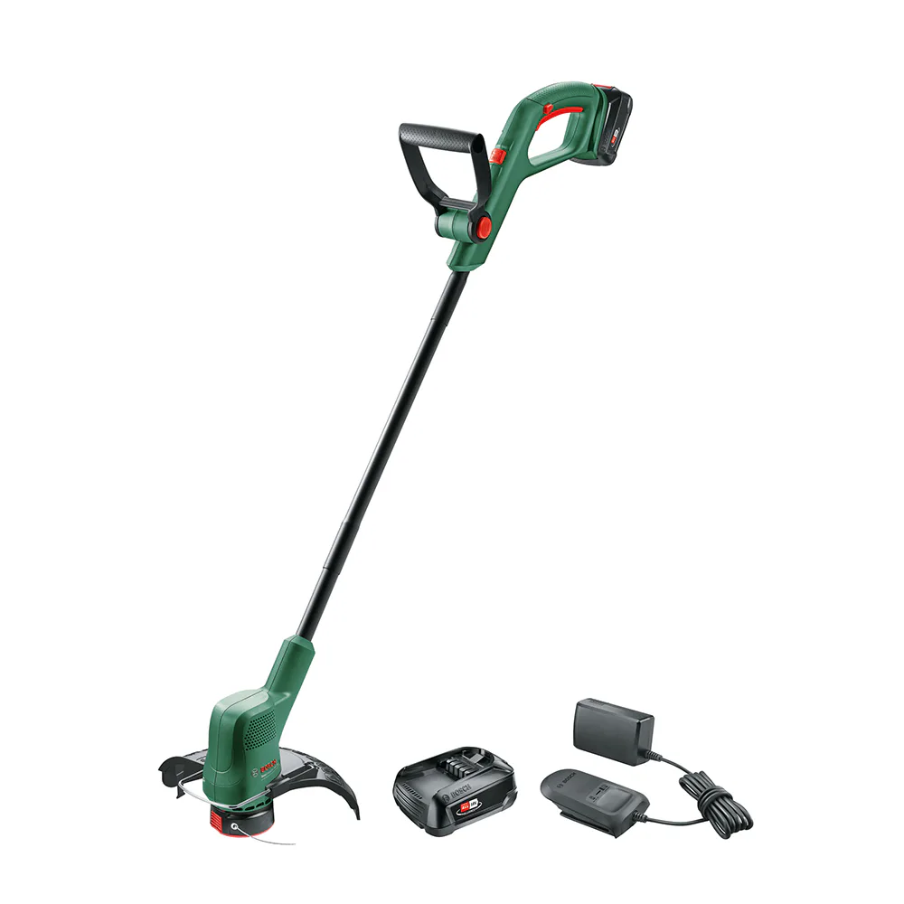 Grästrimmer Bosch Power Tools Easygrasscut med 2 st Batteri och Laddare