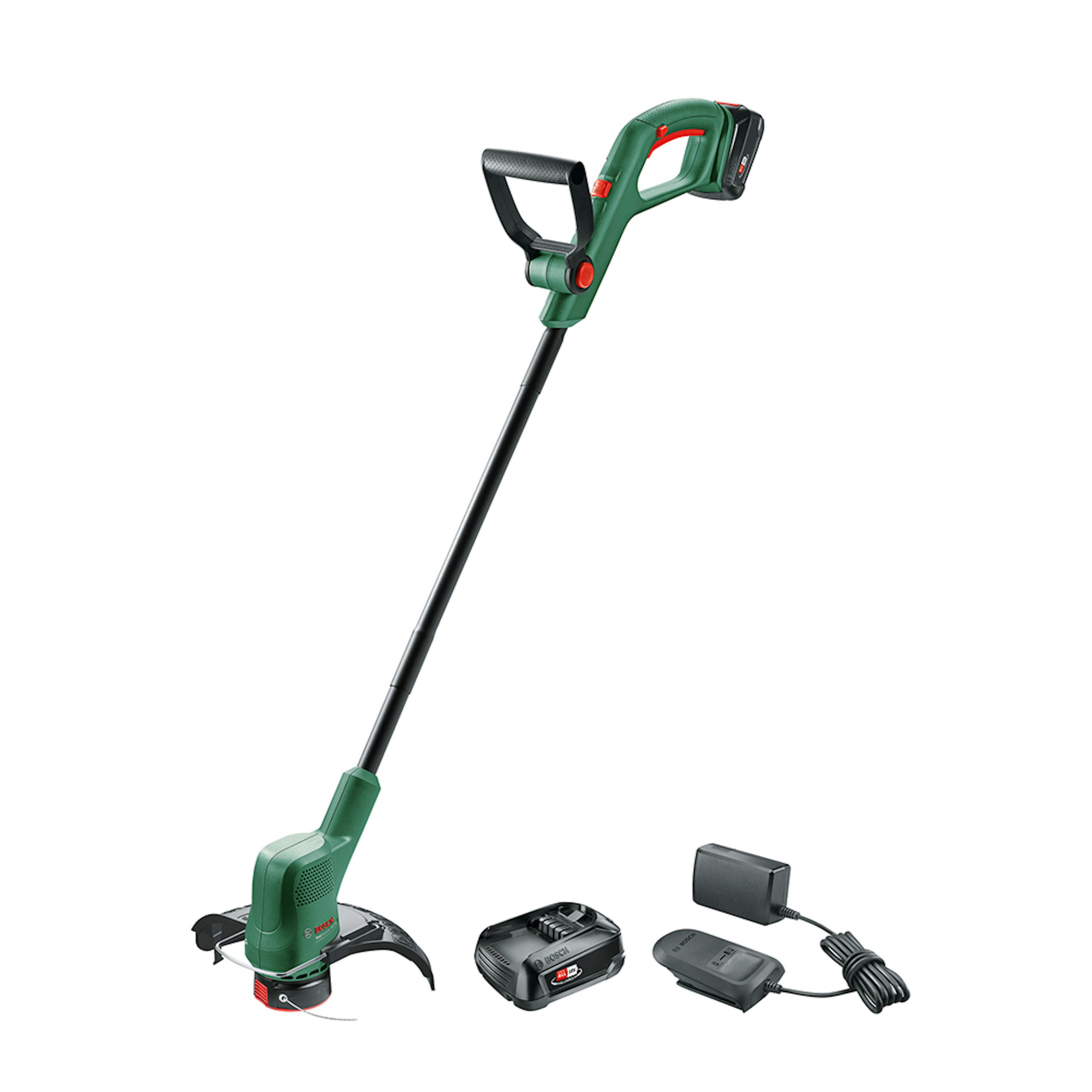 Grästrimmer Bosch Power Tools Easygrasscut med 2 st Batteri och Laddare