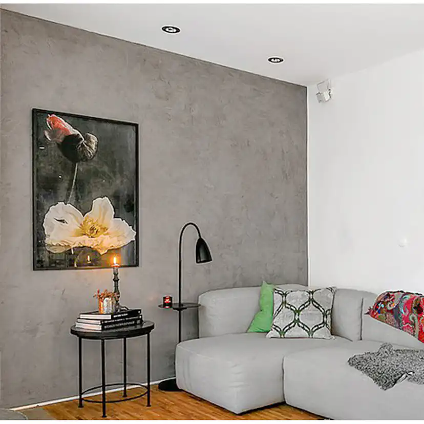 Microcement Design By Cement Färdigblandad Vägg