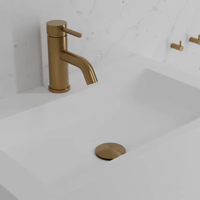 Tvättställsblandare Scandtap Steel Wave