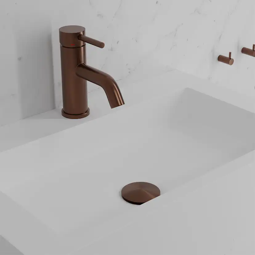 Tvättställsblandare Scandtap Steel Wave