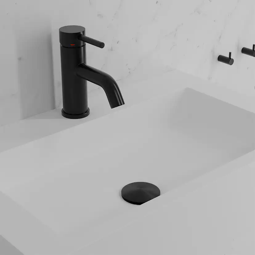 Tvättställsblandare Scandtap Steel Wave