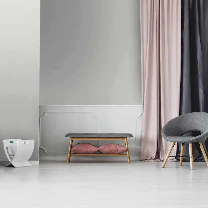 Tapet WOW Basic Glitter Gräddvit