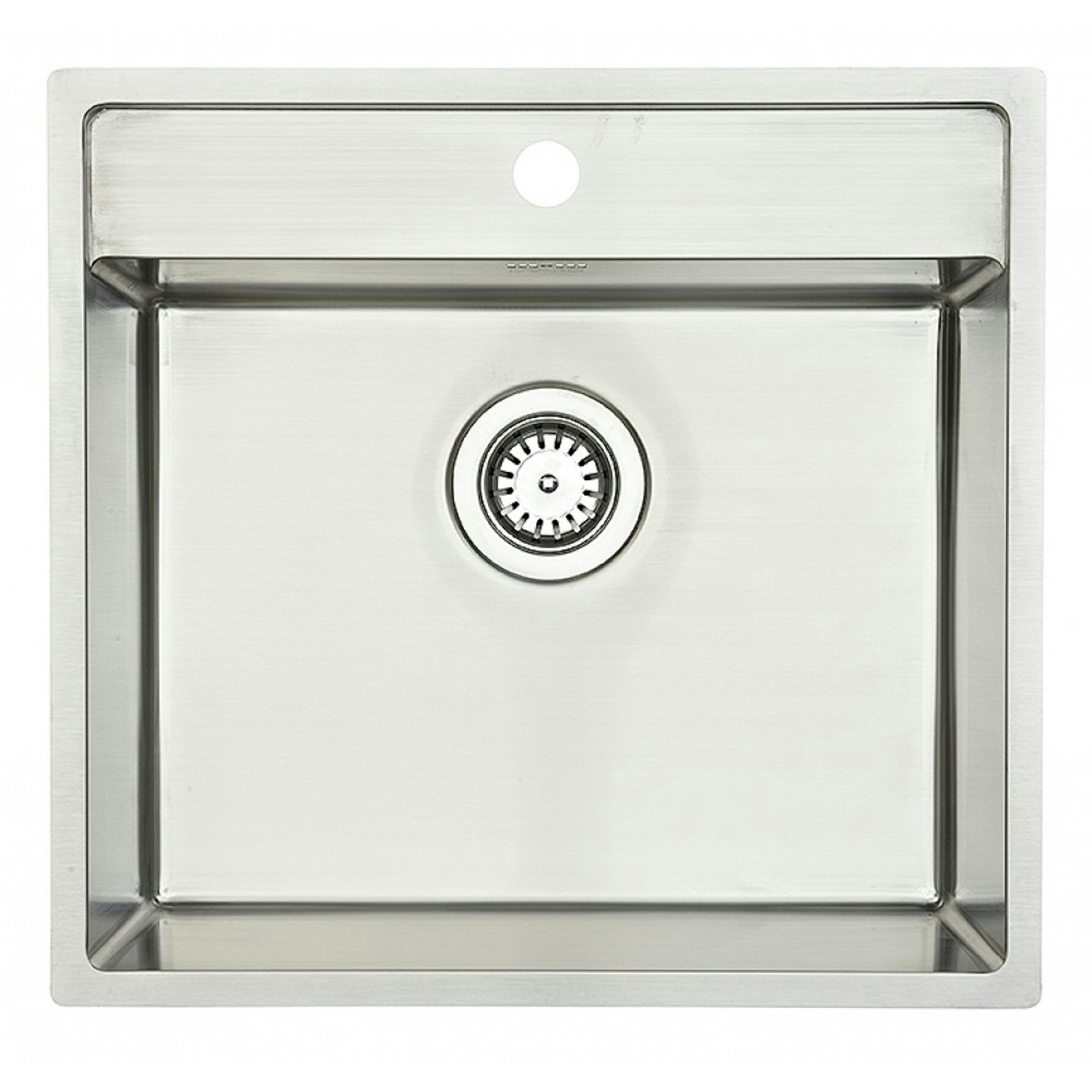 Diskho Lavabo Nexus 60 Rostfri 530 mm Enkel med Korgventil & Vattenlås