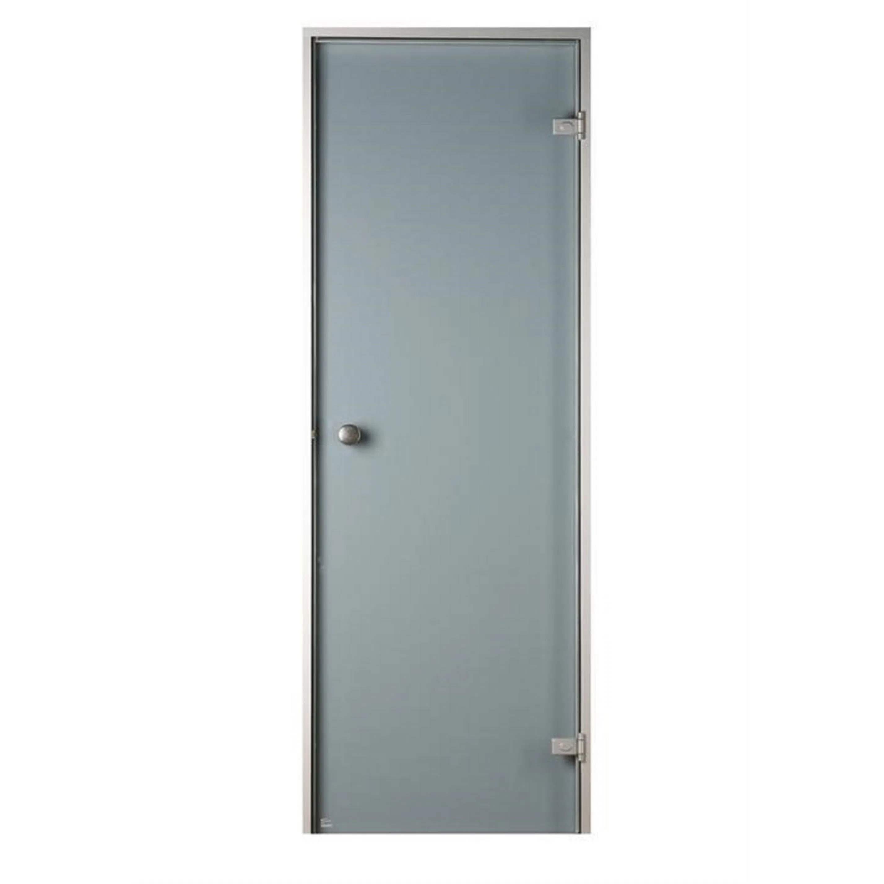 Bastudörr Sauna Sweden Aluminium Grå