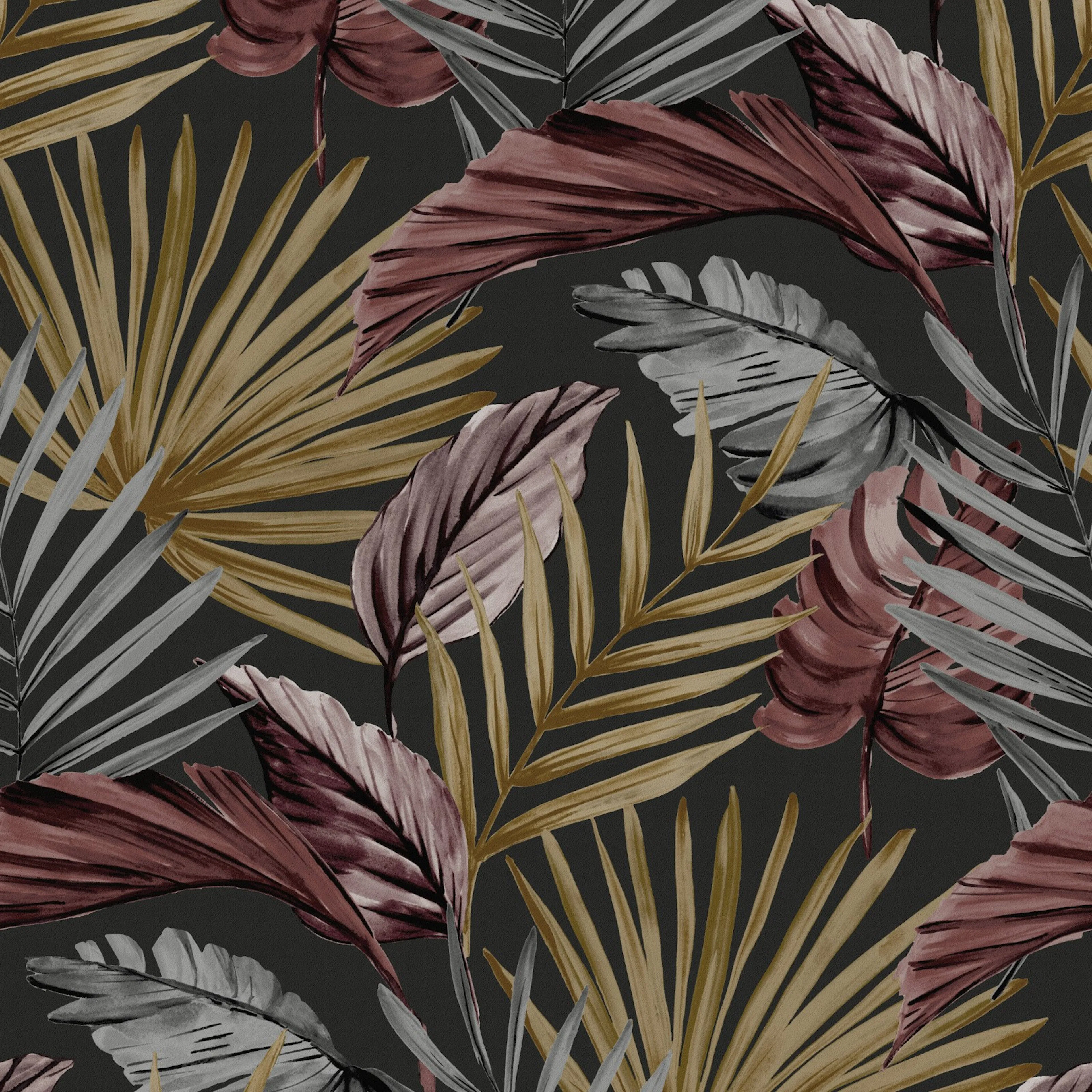 Tapet WOW Flow Svart/Röd/Brun