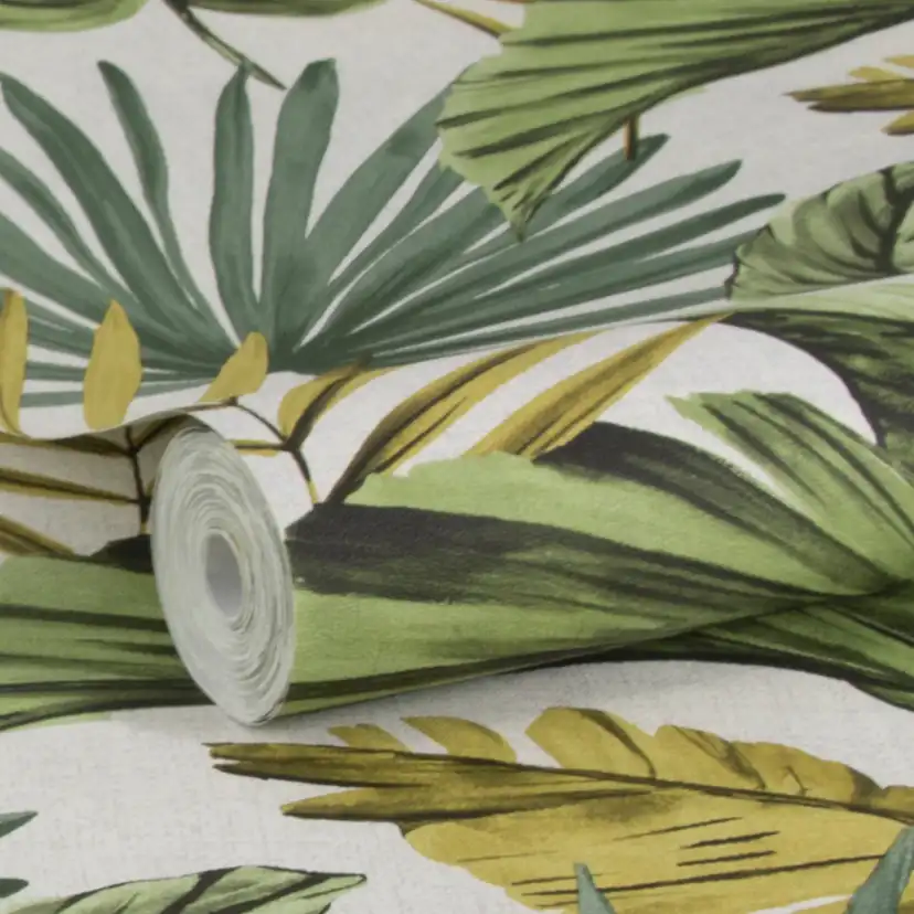 Tapet WOW Flow Grön/Naturligt